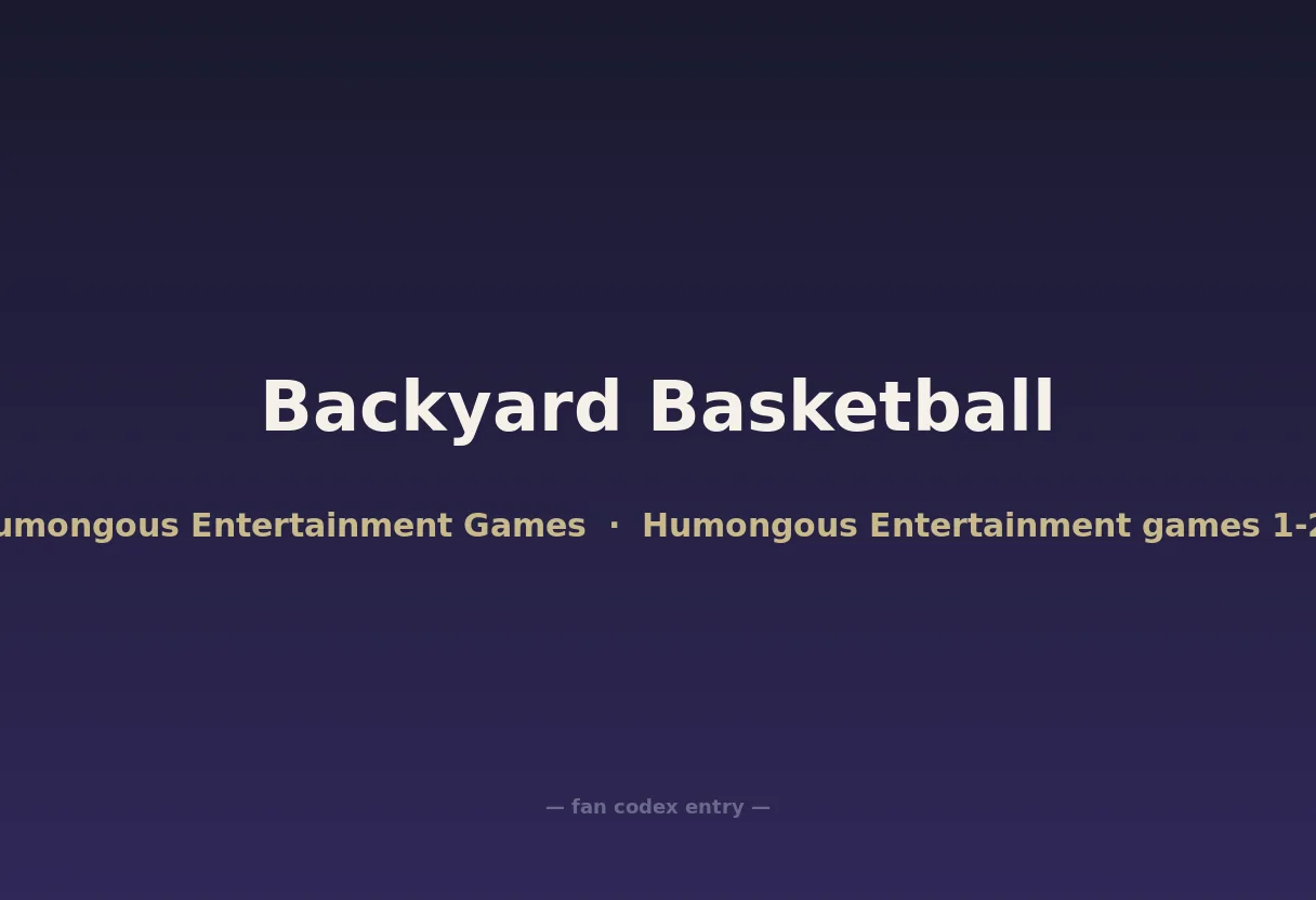 Backyard Basketball