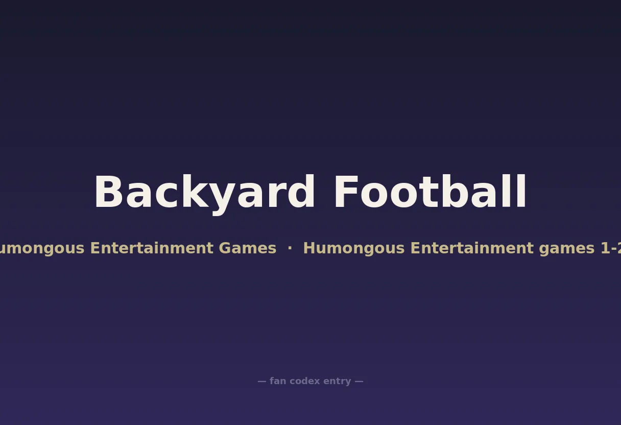 Backyard Football